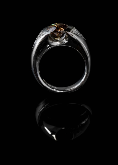 Platinum, chocolate and white diamonds